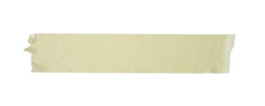 Beyaz arkaplan üzerindeki beyaz maskeleme bandı