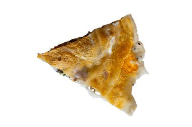 Vietnam yemeğinin fotoğrafı, beyaz arka planda pizza vietnam, 45 Mp yüksek çözünürlüklü kamera ile çekildi..