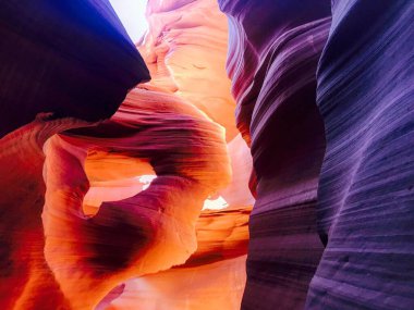 Arizona, ABD 'deki Lower Antilop Yuvası Kanyonu