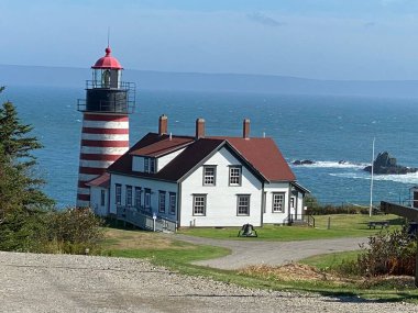 Maine, Lubec 'teki West Quoddy Deniz Feneri.