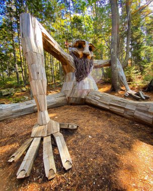 Maine, Boothbay, ABD 'deki Sahil Botanik Bahçeleri