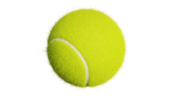 Heldere Groene Gloednieuwe Tennisbal — Stockfoto