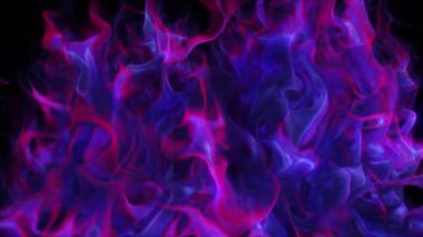 Soyut mor alev arka planı - soyut hareket alanları - duvar kağıdı - 60 fps, 4K Pro Res