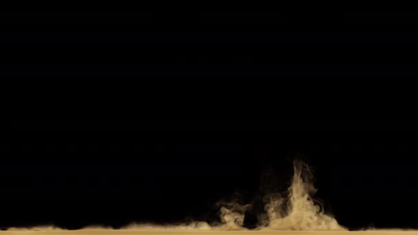 Torcedores Areia Ascensão Tornados Ambiente Dunas Areia Elemento Vfx Fps — Vídeo de Stock