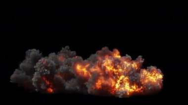 VFX elementi, 60 Fps, 4K Pro Res ve alfa kartı.