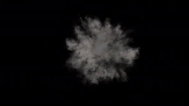 Patlama ve şok dalgası VFX elementi - hızlı animasyon - 60 fps, maskeli 4K Pro Res