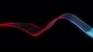 Soyut cam kurdele animasyonu - soyut arkaplan animasyonu