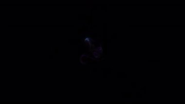 Üç mor sihirli toz duman bulutu - VFX elementi