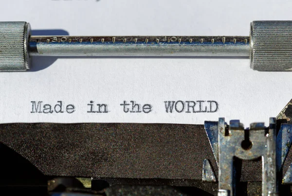 世界上最古老的打字机 — 图库照片