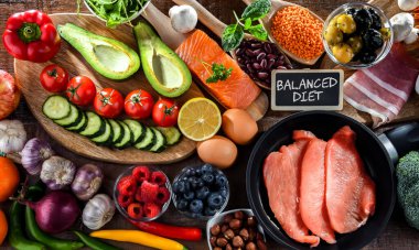Ingredients of healthy diet that maintains or improves overall health status