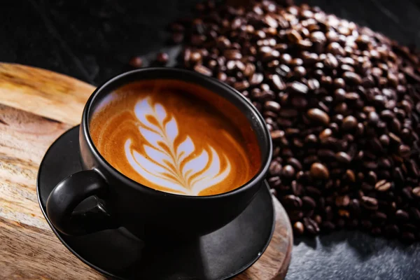 Egy Csésze Kávé Összetétele — Stock Fotó