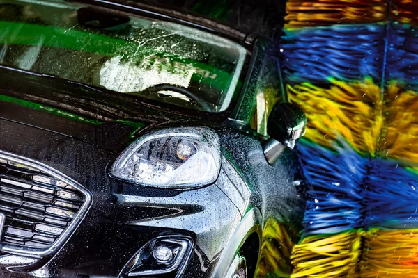 Motorcar Automatic Car Wash — Stock Photo, Image