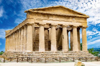 Konkordiya Tapınağı, Agrigento, Sicilya, İtalya 'daki Tapınaklar Vadisi