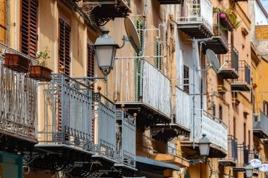 Agrigento 'nun eski kasaba mimarisi, Sicilya, İtalya