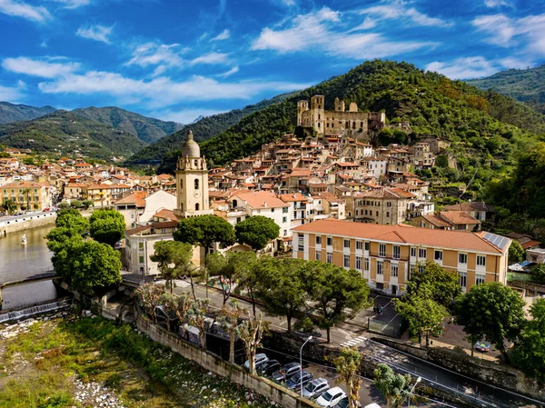 Vista Dolceacqua Província Imperia Ligúria Itália — Fotografia de Stock