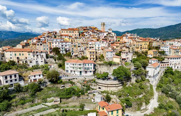 stock image View of Perinaldo in the Province of Imperia, Liguria, Italy.