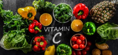 C vitamini veya askorbik asit açısından zengin gıda ürünleri