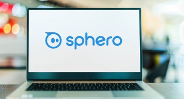 POZNAN, POL - DEC 28, 2022: Laptop computer displaying logo of Sphero, a consumer robotics and toy company based in Boulder, Colorado, USA