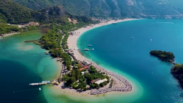 Aerial View Marmaris Mugla Province Turkey — Stock Video