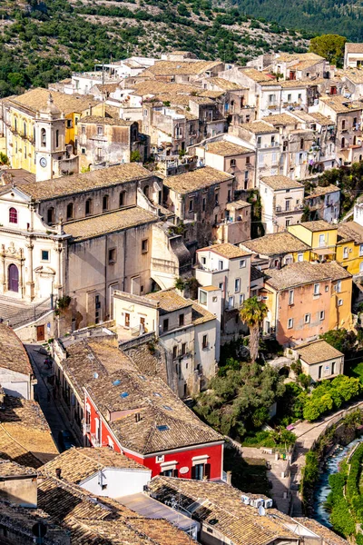 意大利西西里南部Val Noto的Ragusa建筑 — 图库照片
