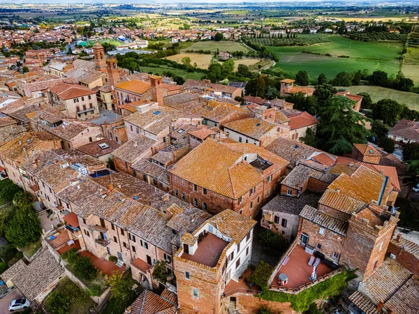 Aerial View Torrita Siena Comune Province Siena Tuscany Italy — Stock Photo, Image