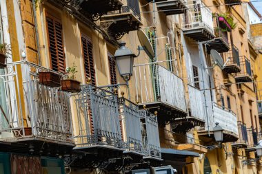 Agrigento 'nun eski kasaba mimarisi, Sicilya, İtalya
