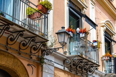 Agrigento 'nun eski kasaba mimarisi, Sicilya, İtalya