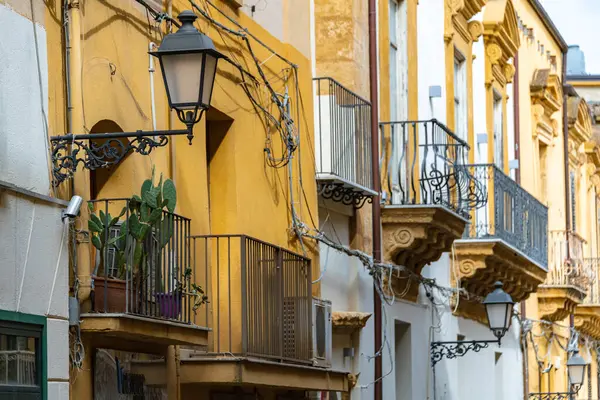 Agrigento 'nun eski kasaba mimarisi, Sicilya, İtalya