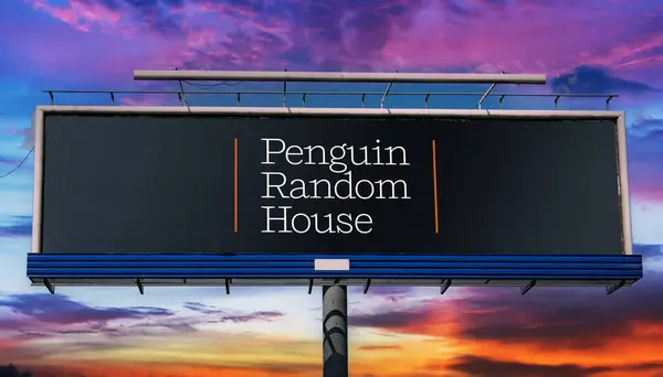 Poznan Pol Jan 2024 Reclame Billboard Met Logo Van Penguin — Stockfoto