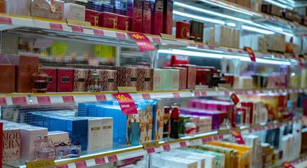 Poznan Pol Jan 2024 Cosmetics Skincare Products Put Sale Beauty — Stock Photo, Image