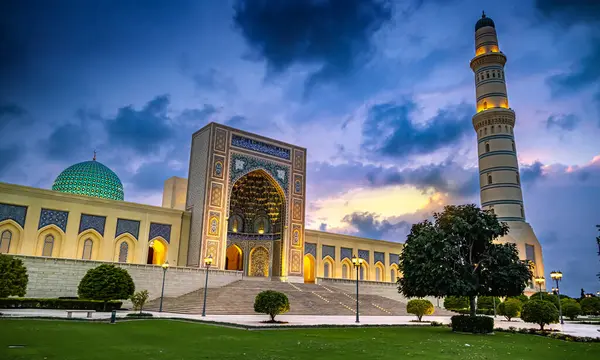 Sultan Qaboos Grand Mosque Sohar Oman — Stock Photo, Image