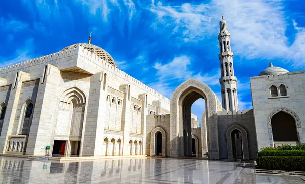 Sultan Qaboos Grand Mosque Muscat Oman — Stock Photo, Image