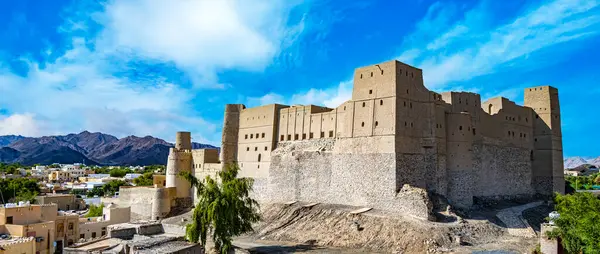 Bahla Fort Dakhiliyah Governorate Omán Patrimonio Humanidad Por Unesco Imagen De Stock