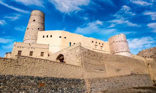 Bahla Fort Dakhiliyah Guvernør Oman Unesco World Heritage Site Stock-foto
