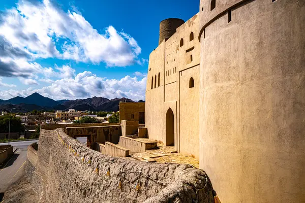 Bahla Fort Dakhiliyah Governorate Omán Patrimonio Humanidad Por Unesco Imagen de archivo