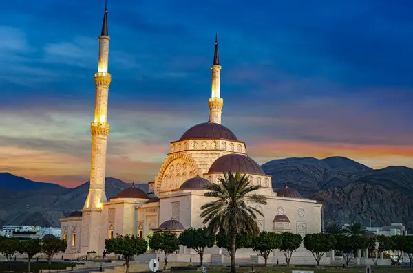 Said Bin Taimur Moschee Maskat Oman Stockbild