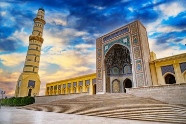 Sultan Qaboos Grand Mosque in Sohar, Oman clipart
