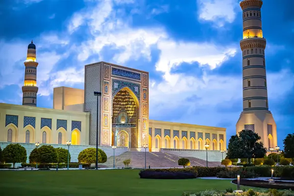 Sultan Qaboos Grand Mosque Sohar Oman — Stock Photo, Image