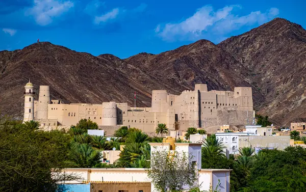 Bahla Fort Dakhiliyah Governorate Omã Património Mundial Unesco Imagem De Stock