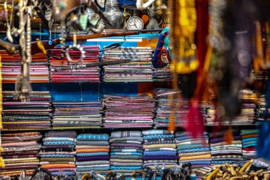 MÜZCAT, OMAN - 19 MAR 2024: Souq Muttrah, Muscat, Umman