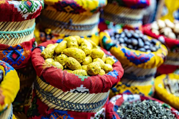 Variety Spices Herbs Souq Muttrah Muscat Oman — Stock Photo, Image