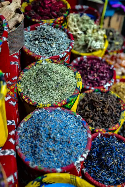 Variety Spices Herbs Souq Muttrah Muscat Oman Stock Image