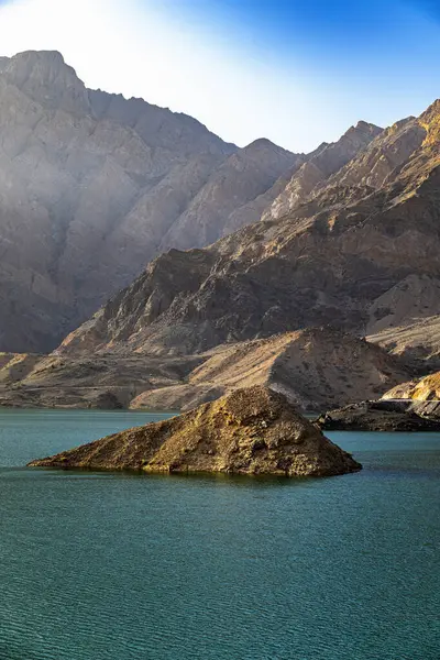 Wadi Dayqah Der Region Ash Sharqiyyah Oman lizenzfreie Stockfotos