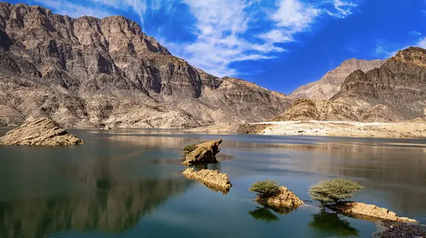 Wadi Dayqah Der Region Ash Sharqiyyah Oman Stockbild