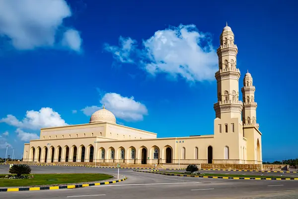 Sultan Qaboos Moske Suwayq Oman Stock-billede