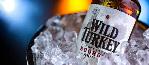 Poznan Pol Februar 2024 Flasche Wild Turkey Eine Marke Von — Stockfoto