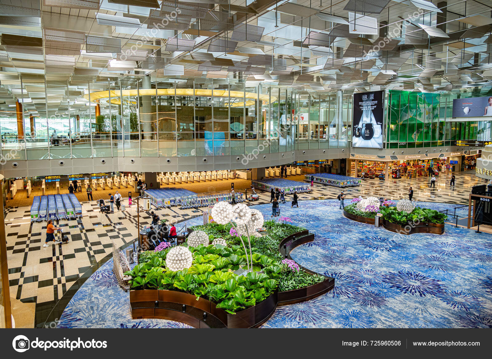 Singapore Maio 2024 Interior Aeroporto Changi Singapura — Foto