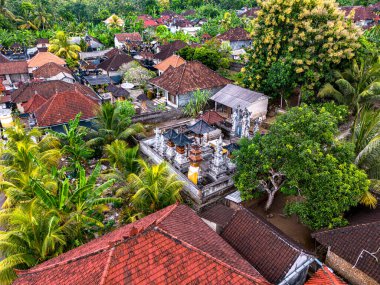Nusa Penida Adası 'ndaki Pejukutan Köyü, Klungkung Regency, Endonezya