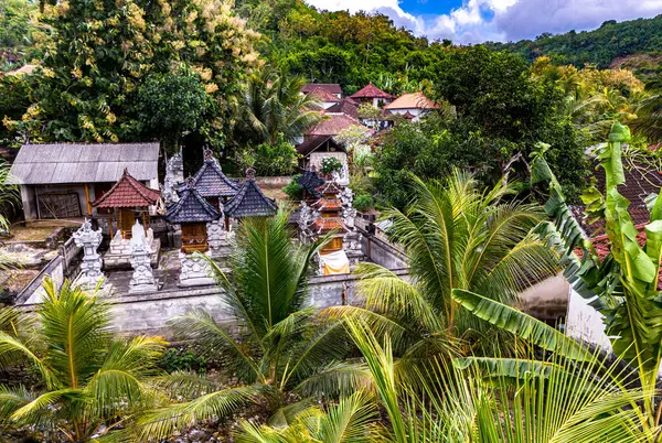 stock image Village of Pejukutan on Nusa Penida Island, in Klungkung Regency, Indonesia