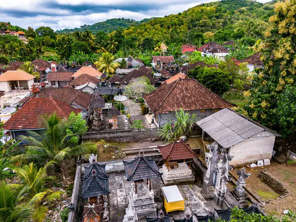 stock image Village of Pejukutan on Nusa Penida Island, in Klungkung Regency, Indonesia